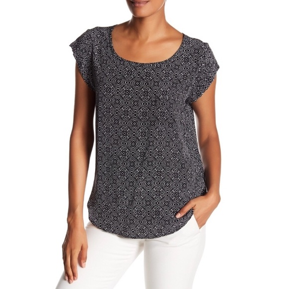 Joie Silk Printed Top - Picture 4 of 4